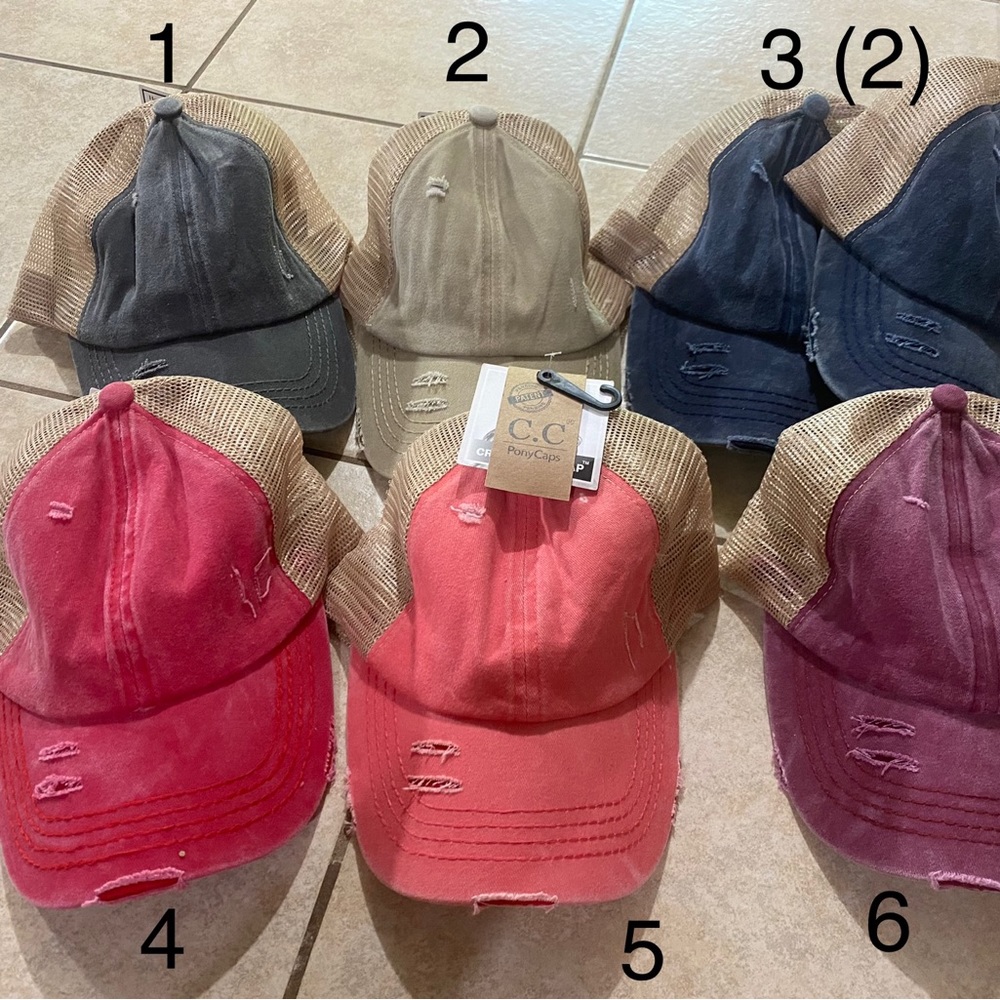 Ponytail caps